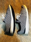 Women's 8.5 Skechers Bob's, Blue & White Polka Dot,  Memory Foam, sn31423 — photo 2