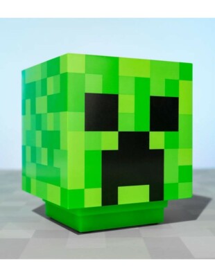 PALADONE MINECRAFT CREEPER LIGHT 11 CM PVC MAKE SOUNDS LAMPE NEU