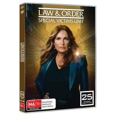 BRAND NEW Law & Order SVU : Season 25 (DVD, 2024) Special Victims Unit