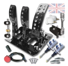 FITS BMW E30 FLOOR MOUNTED CABLE PEDAL BOX KIT – 3-PEDAL AP CYLINDERS [KIT