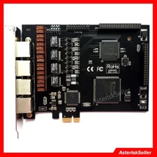 Asterisk Card TE420 4 Port E1 Card T1 Card,Digital ISDN PRI For FreePBX Issabel