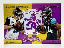 2015 Rookies & Stars Crusade Purple Blake Bortles T.J. Yeldon RC 26/49 Jaguars