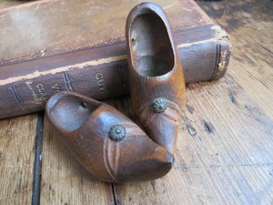antique clogs