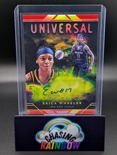 2024 WNBA Origins Erica Wheeler Universal Autograph #UA-EW RED /99 - Fever