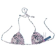 Victoria  s Secret Bikini Top XS, Leopard Print Teeny VS Bikini NWT