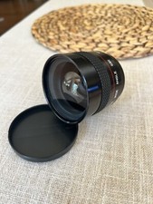 Ambico Video Wide Angle Vintage Lens 0.6X Model V-0315, w/ Case Caps