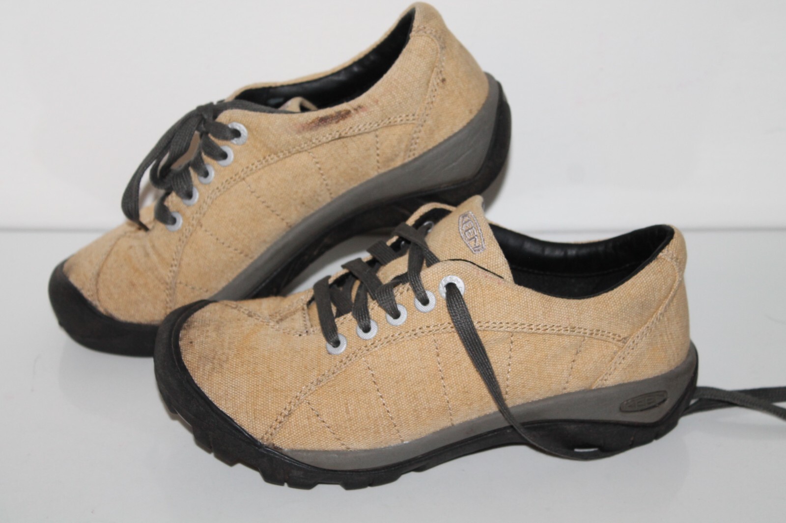 Sneakers KEEN Presidio da trekking casual #1025004 grano tela donna taglia 6