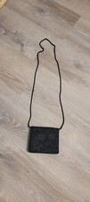 Ladies Black Beaded Clutch Purse