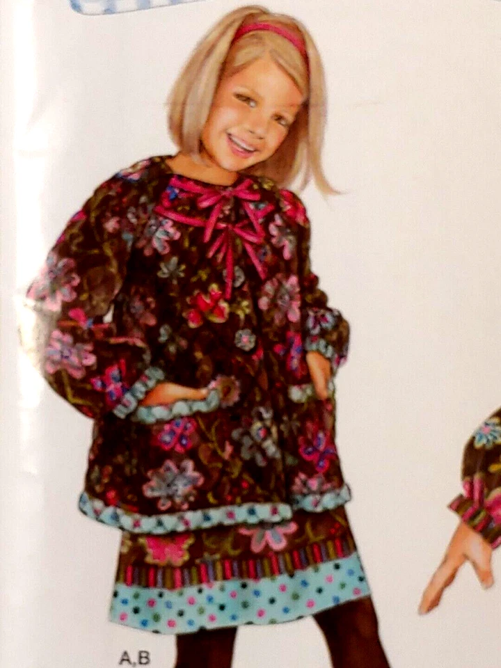 NEW 0701 Simplicity (2010) Daisy Kingdom Girls Dress, Jacket & Bag, Sz.  5-6-7-8 - Image 3 of 4