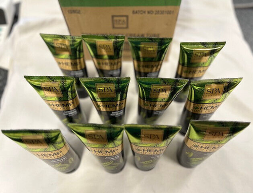 Spa Luxury Hemp Body Cream With Pure Hemp Seed Oil Moisture Rich 8oz Lot of 12 - Picture 2 of 9