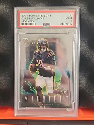 2024 Topps Midnight - Caleb Williams #1 Morning /149 (RC) Psa9