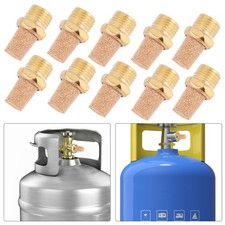 10Pcs Pneumatic Muffler Thread Brass Exhaust Silencer High Noise Reduction