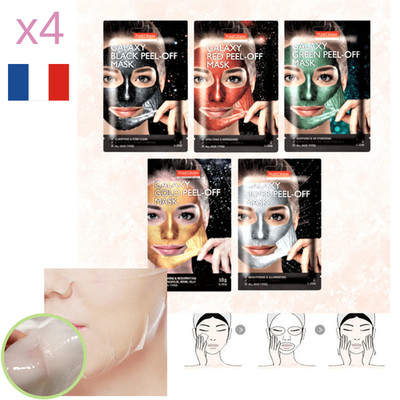 4er Set Peel Off Masken Galaxy Theme - Koreanische Maske - Zufälliger Rap Versand