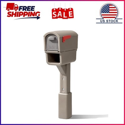 Step2 MailMaster Express Plus Plastic Mailbox Mocha Finish