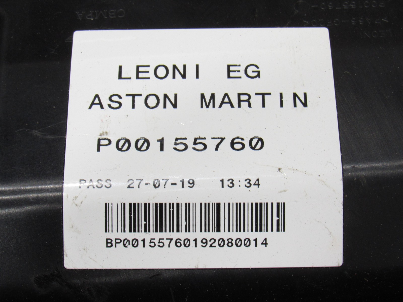 18-21 Aston Martin Vantage 2020 Main Loom Body Wire Wiring Harness Y2