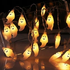 10FT Halloween LED String Lights Waterproof Outdoor Indoor Fairy Decor Hanging
