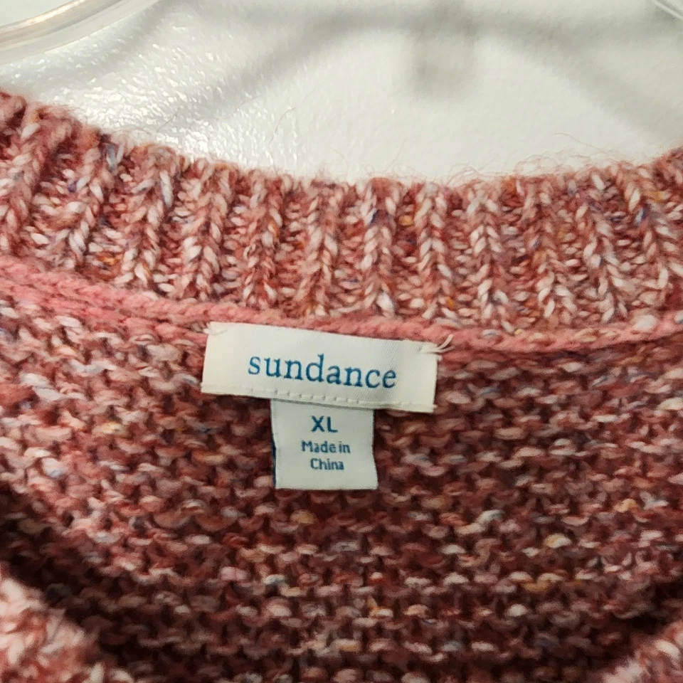 Cárdigan Sundance para mujer Rose Safe Harbor tejido con botones por cable talla XL Cottagecore Foto 3 de 4