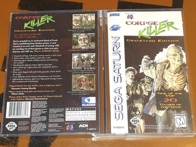 SEGA SATURN US NTSC Spiel :  Corpse Killer - komplett NEUWERTIG - USK 18