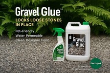 Gravel Glue - Stone Binder Locks Loose Garden Stones Water Based Permeable 5L