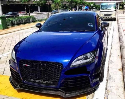 Ajuste para Audi TTRS MK2 fibra de carbono parachoques delantero alerón... - Imagen 1 de 4