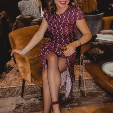 NWOT Reformation Gavin Dress Marooned USSz4