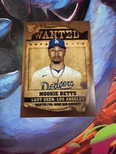 MOOKIE BETTS 2021 TOPPS BIG LEAGUE WANTED LOS ANGELES DODGERS #WT-2 JC