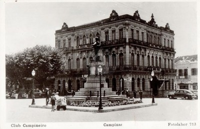 Campinas Sao Paulo Brazil Club Campineiro c1930's RPPC Photo Postcard COPY