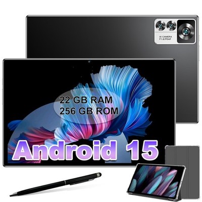 2025 Neueste Tablet 22GB RAM 256GB ROM Android 15 Octa-Core 1920*1200 PC 8000mAh