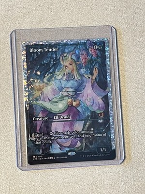 MTG Magic Bloom Tender Fractured Foil NEW English - Booster - Sleeve - Toploader