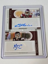2021 National Treasures Kylin Hill / K.J. Costello Auto 99/99 Mississippi State