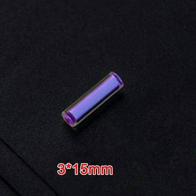 1PC Glass luminous tube fingertip gyro luminous rod outdoor signal lamp 3*15mm