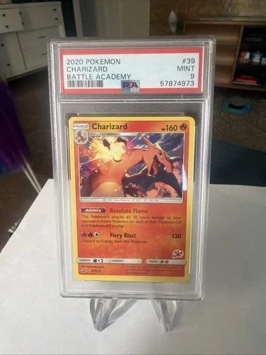 Pokemon 2020 Charizard Battle Academy Non-Holo Promo 3/70 PSA 9