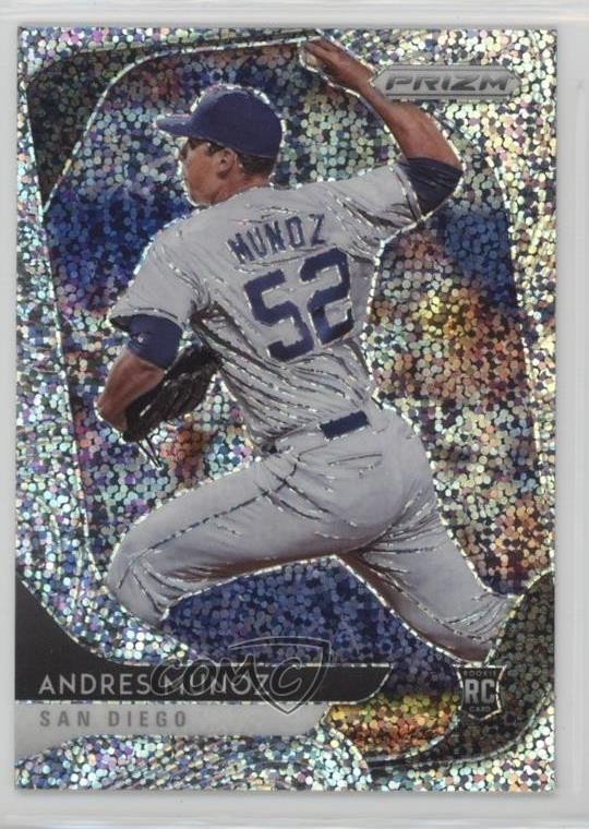 2020 Panini Prizm Rewards White Sparkle Prizm Andres Munoz #62 Rookie RC 0c2