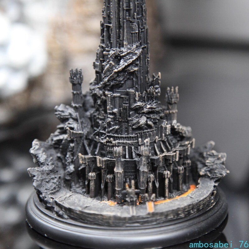 The Lord of the Rings Barad-dûr Dark Tower of Mordor Fortress Resin ...
