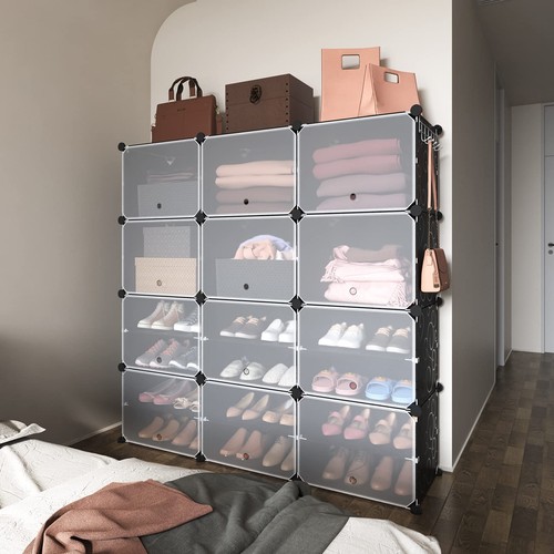 ROJASOP Portable Shoe Rack Organizer 8-Tier Shoe Cabinet 48-Pair Shoe Organiz... - Picture 7 of 7