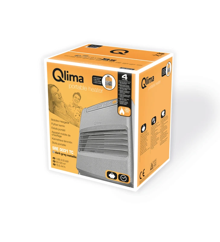 Stufa Ventilata Combustibile Liquido Laser QLIMA 3100 Watt Zibro Kerosene 48 mq, fotografia 9 di 9