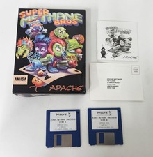 Super Methane Bros - Amiga A500/500+/600/1200 Gioco Big Box, Floppy Disc Apache