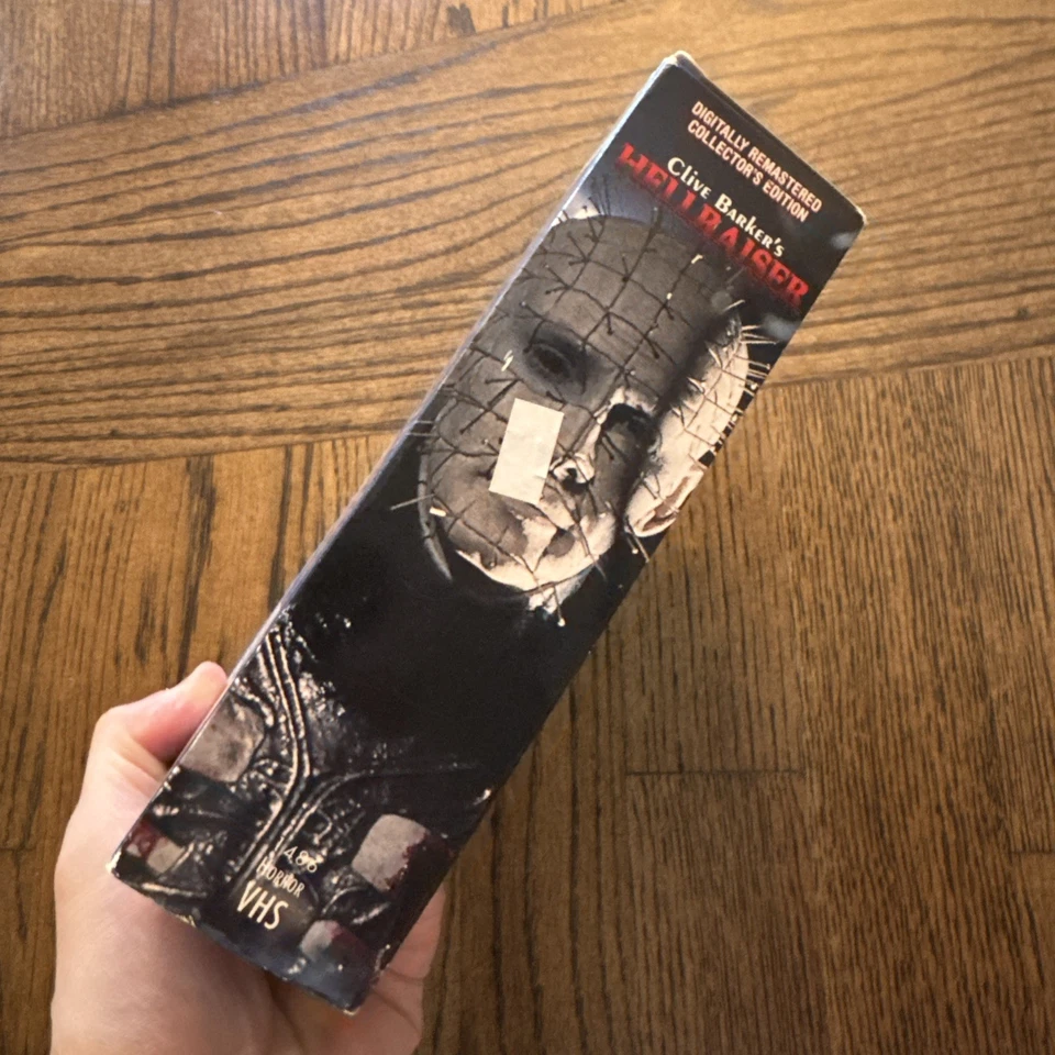 Clive Barker's Hellraiser VHS 1996 2-Tape Set Remastered Collectors Ed - Tested - Image 4 of 4