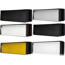UAP Framemaster Letter Box Aluminium 12" Letterbox for External Doors 40 to 80mm