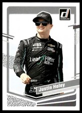 Justin Haley 2024 Donruss #38 NASCAR READ FREE SHIPPING AutographDen