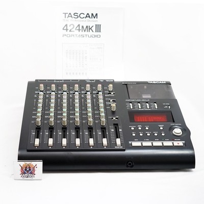TASCAM 424 MKIII 4-Track Portastudio Cassette Tape Recorder Tested