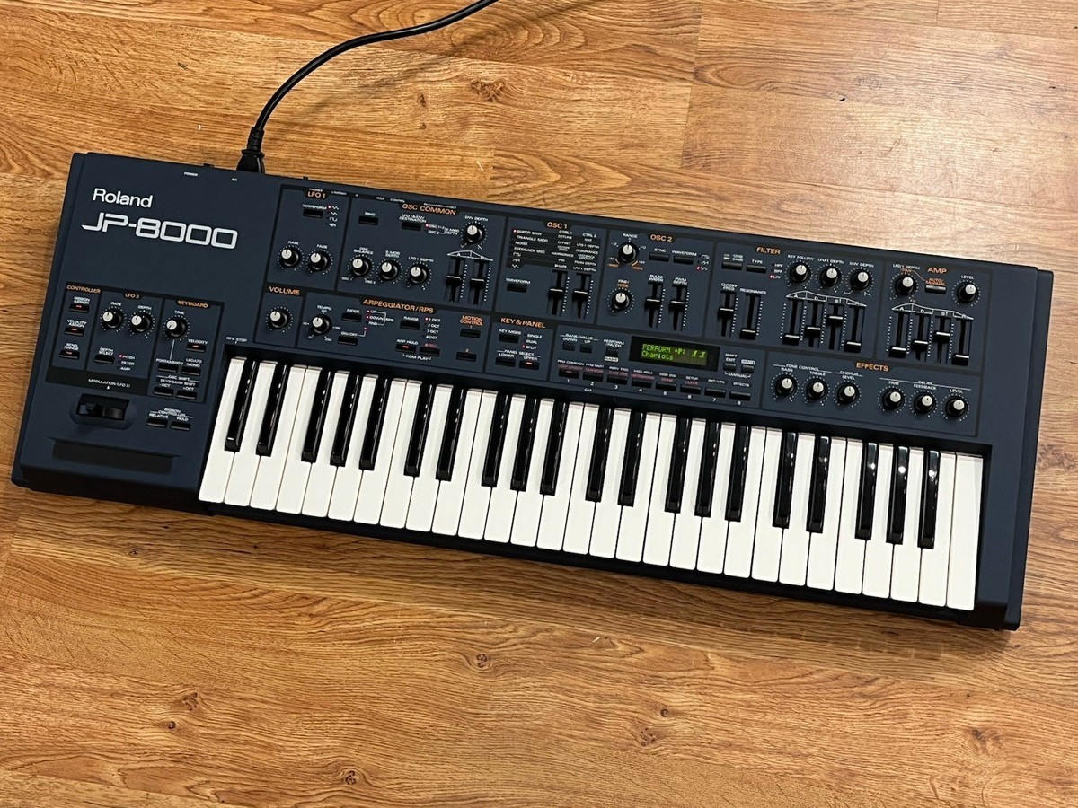 Roland JP-8000 Analog Modeling Synthesizer Keyboard Used Mint