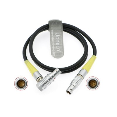 Uonecn Preston FIZ Follow Focus Motor Cable 7 Pin Male to Right Angle 7 Pin Male