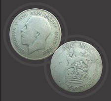 1921 Silver George v One Shilling