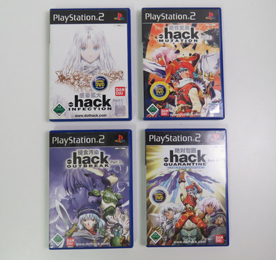 Dot .Hack Part 1 / 2 / 3 /  4 - PS2 - Playstation 2 - CIB - Guter Zustand !