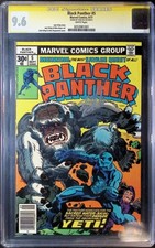 BLACK PANTHER #5 (1977) CGC 9.6 signed Stan L...