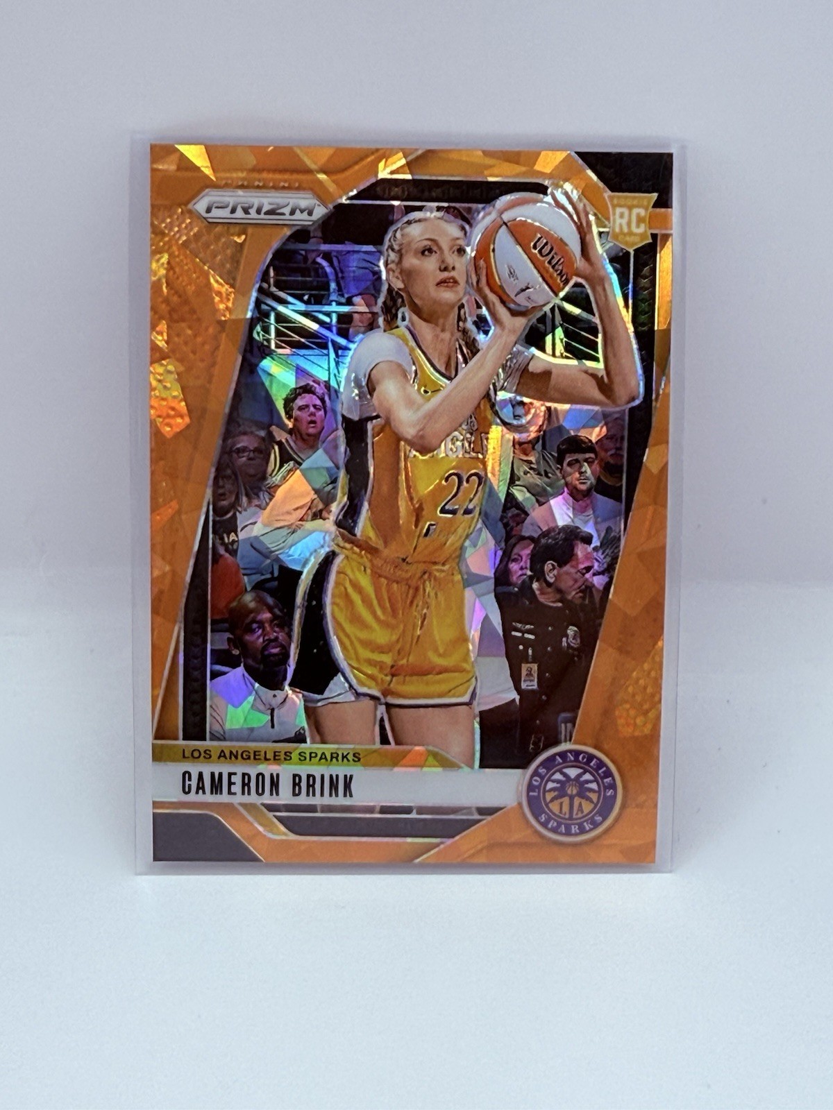 2024 Panini Prizm WNBA - Cameron Brink #127 Orange Velocity Prizm