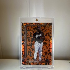 2025 Topps Update Series Rafael Devers #US300 Black Cat #10/10 SSP Giants