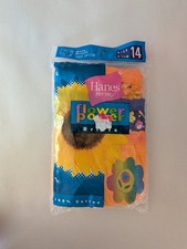 1998 Vintage Y2k Hanes Her Way Little Girls Briefs Panties Sz 14 3 Pair NOS
