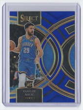 2023-24 Panini Select Blue Prizm Premier Vasilije Micic Rookie Oklahoma City